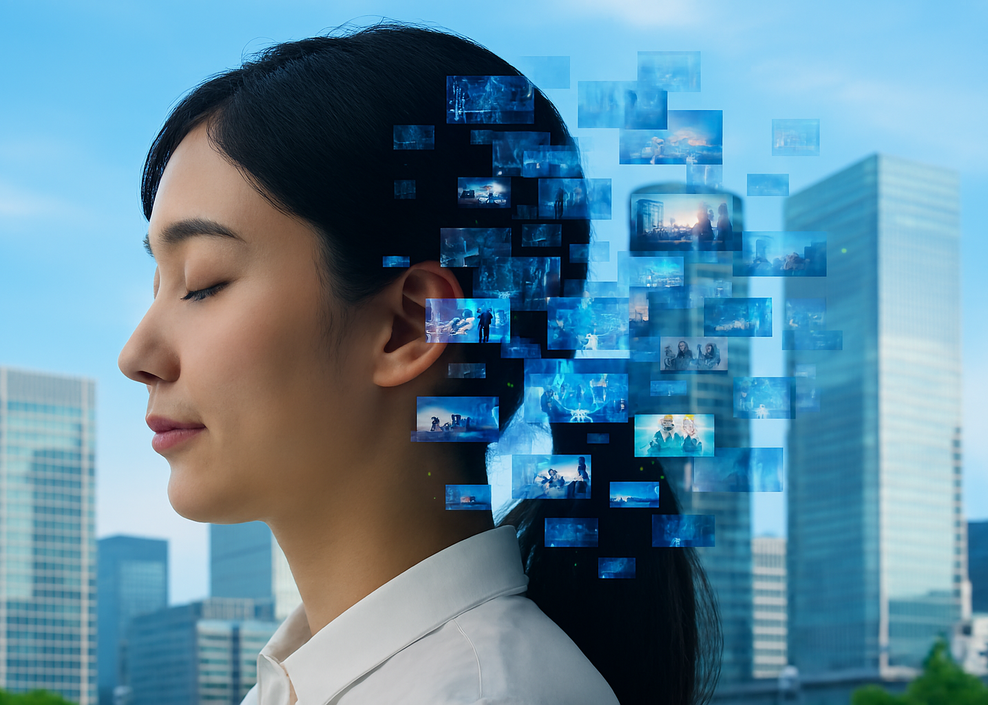 創造力を表すビジネスシーン